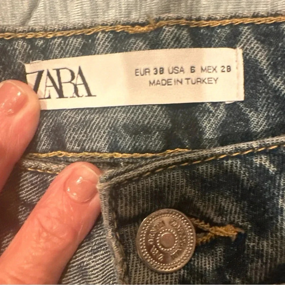 Zara Women’s Jeans blue size 6 wide leg - Picture 7 of 9